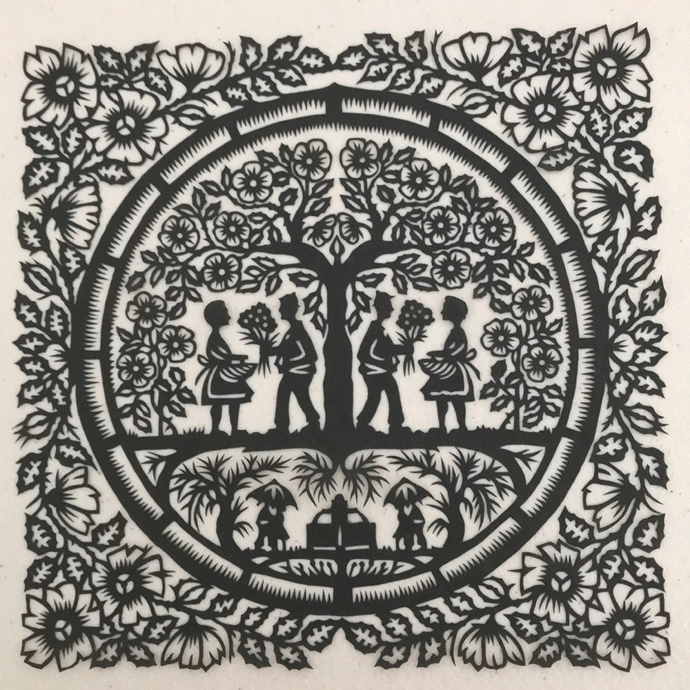 💖 Handmade PaperCut Silhouette Scherenschn…